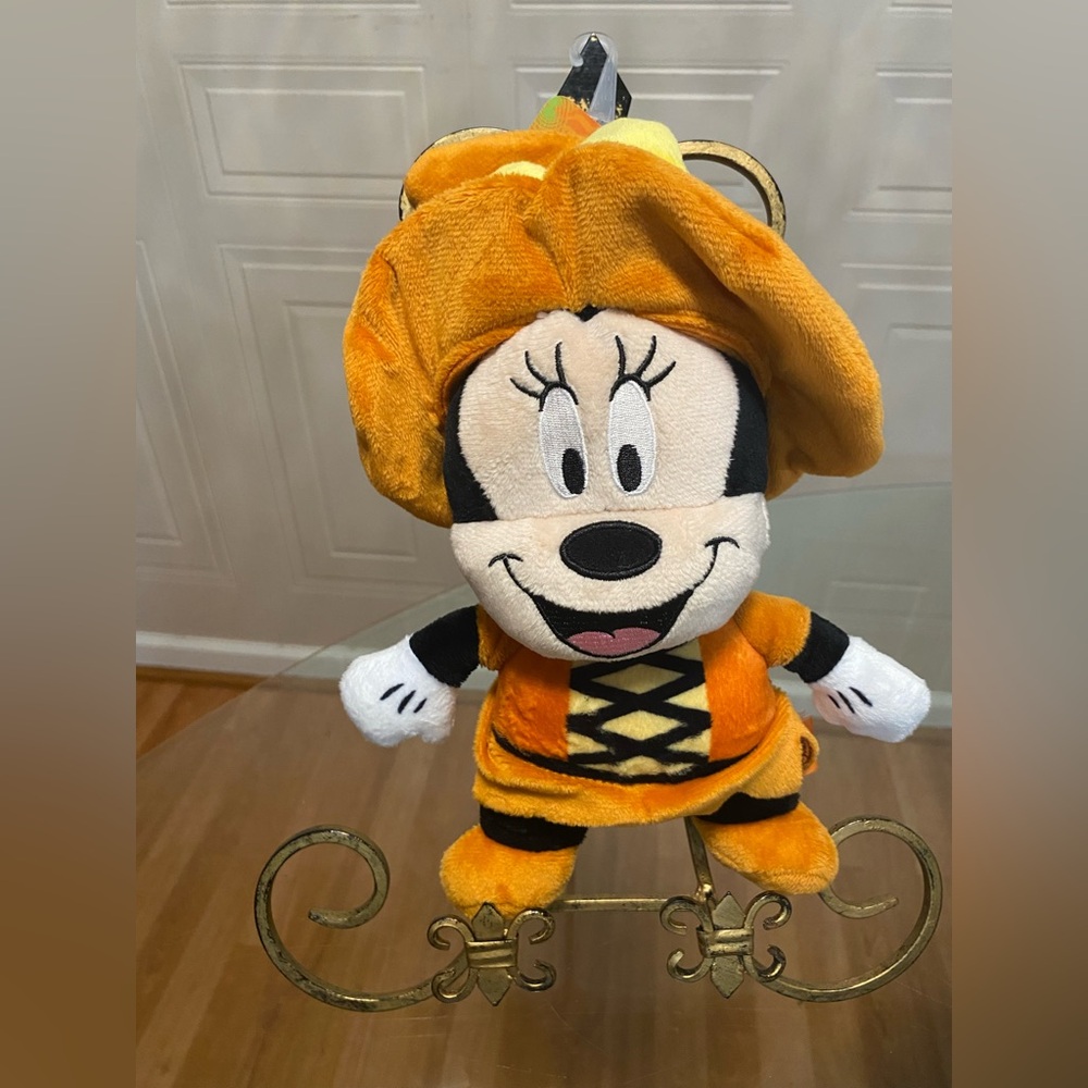 Disney Fetch for Pets 11”Minnie Mouse Witch Halloween Plush Squeaky Toy for Dogs